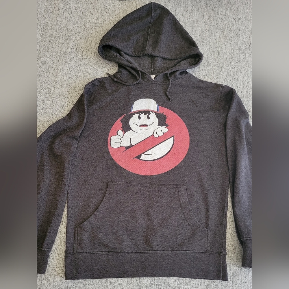 Dustin Ghostbusters Stranger Things XS hoodie